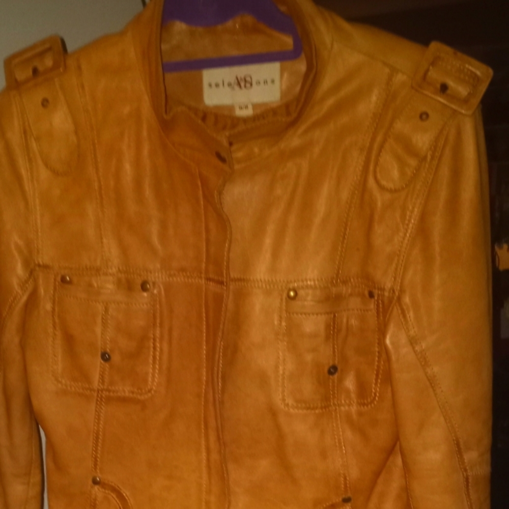 Leather jacket